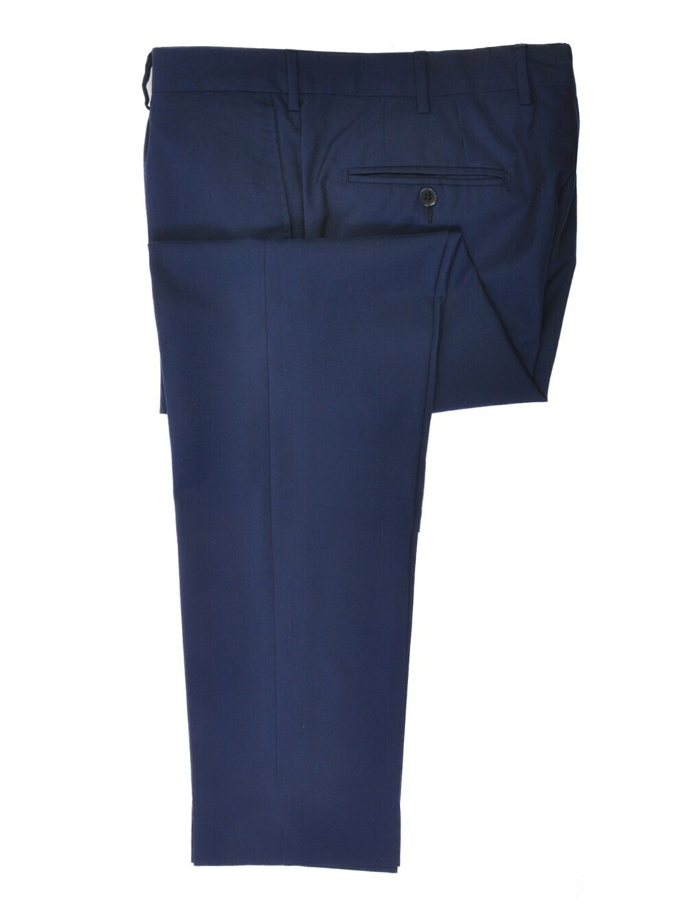 Luigi Bianchi Navy Blue Wool Pants 35 37362
